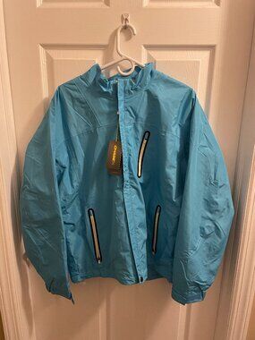 Chase54 Jacket Mens Large Waterproof Lanier Blue New with Tags